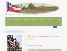 Tablet Screenshot of cityofclifton.com