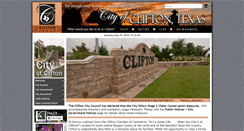 Desktop Screenshot of cityofclifton.org